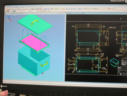 ３D-CADを使用した高品質な3D機械設計でお客様のモノづくりをサポートします！