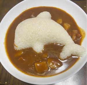 オリジナルごはん型（イルカ）